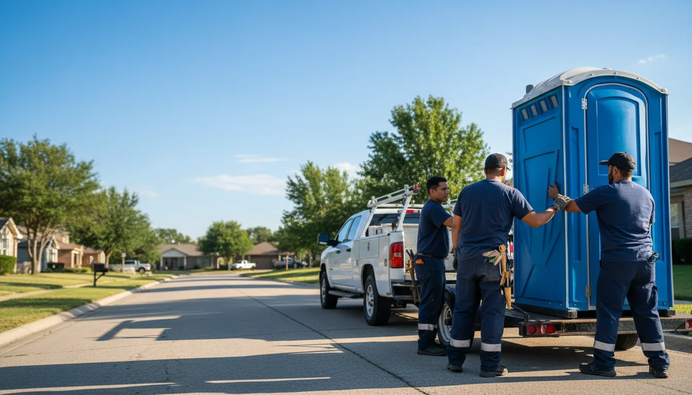 Portable Toilet Rental in Aston, PA near me